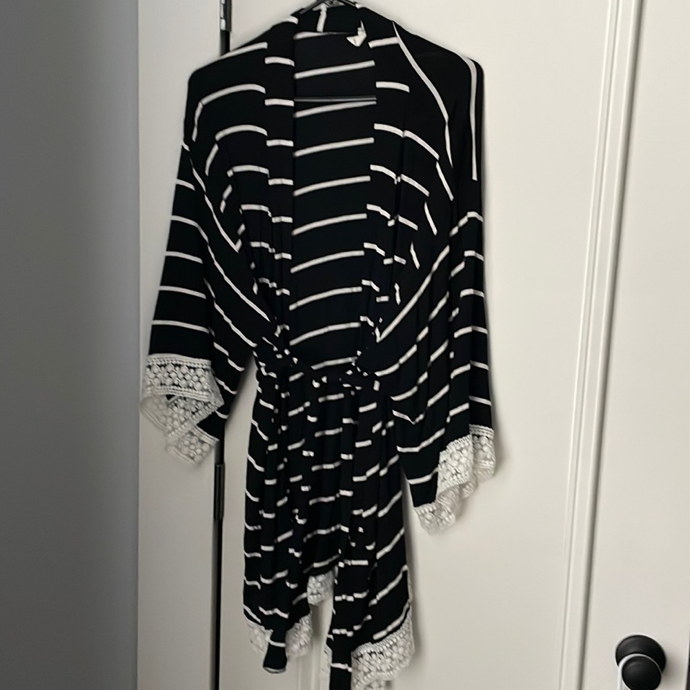 Pinkblush Striped Robe